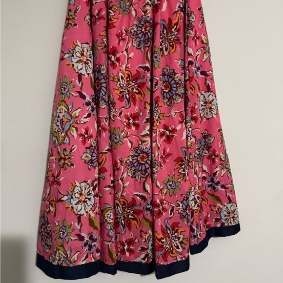 Vibrant Floral Maxi Skirt in Pink - Picture 5 of 6